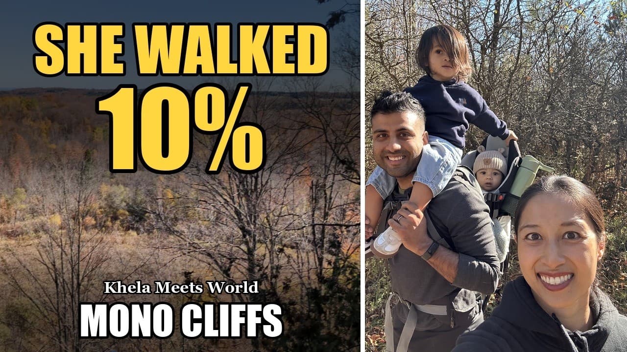 Hiking Mono Cliffs with a Toddler and a Baby (She Walked 10% of It)