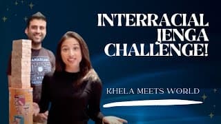 Interracial Jenga Challenge | Couples Game | A Vietnamese and Punjabi Couple