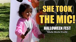 Halloween Fest with a Toddler and a Baby (She Took the Mic!)