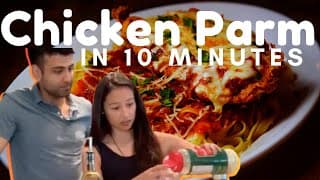 How to Make CHICKEN PARMESAN in 10 MINUTES!